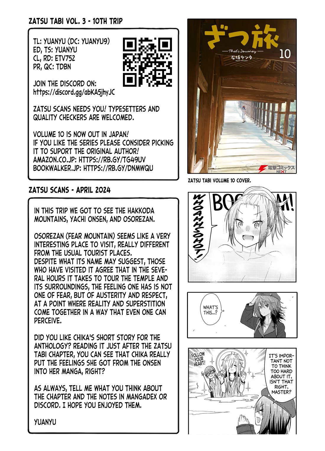 Zatsu Tabi: That's Journey chapter 11 page 56