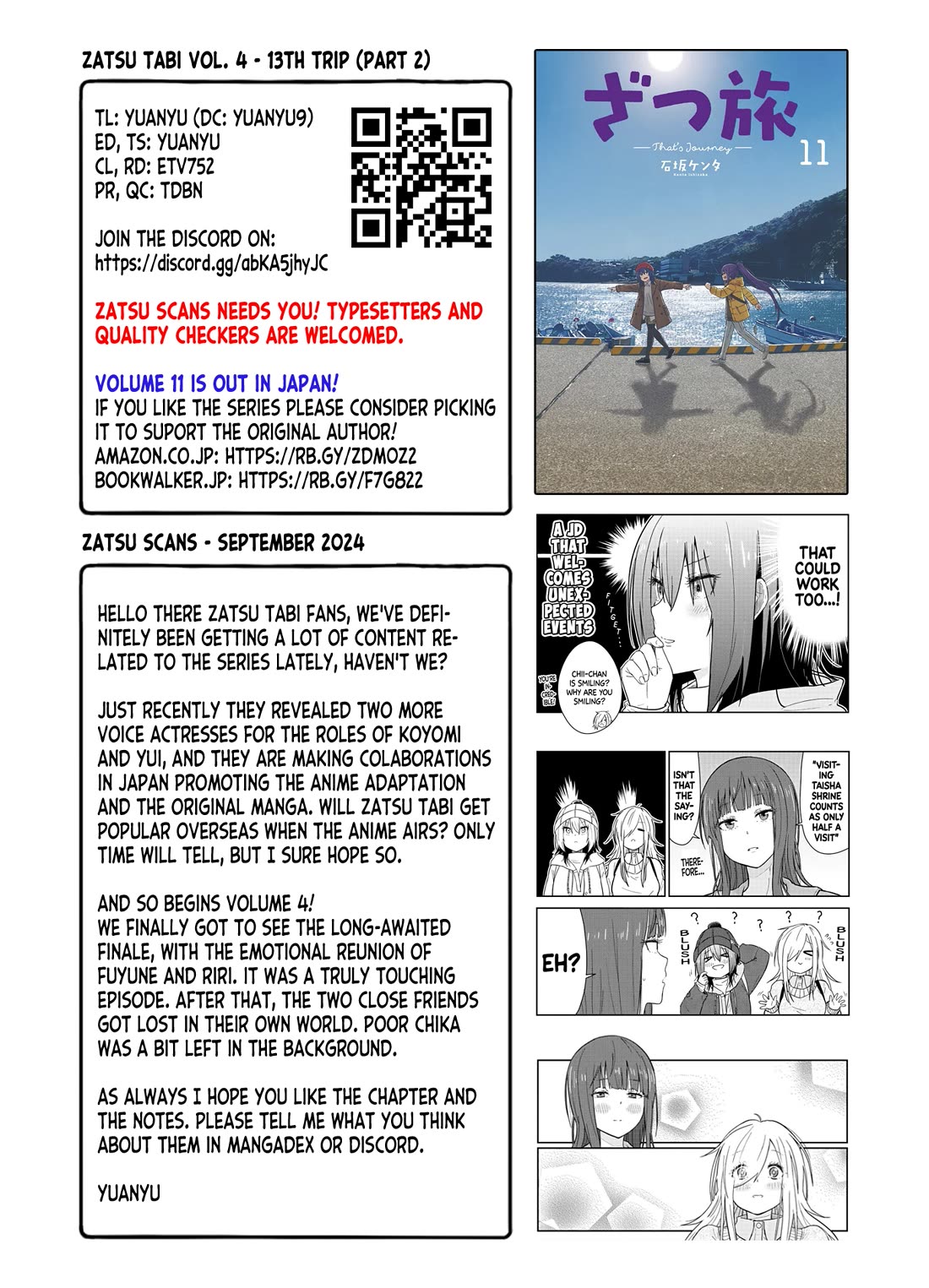 Zatsu Tabi: That's Journey chapter 15 page 54