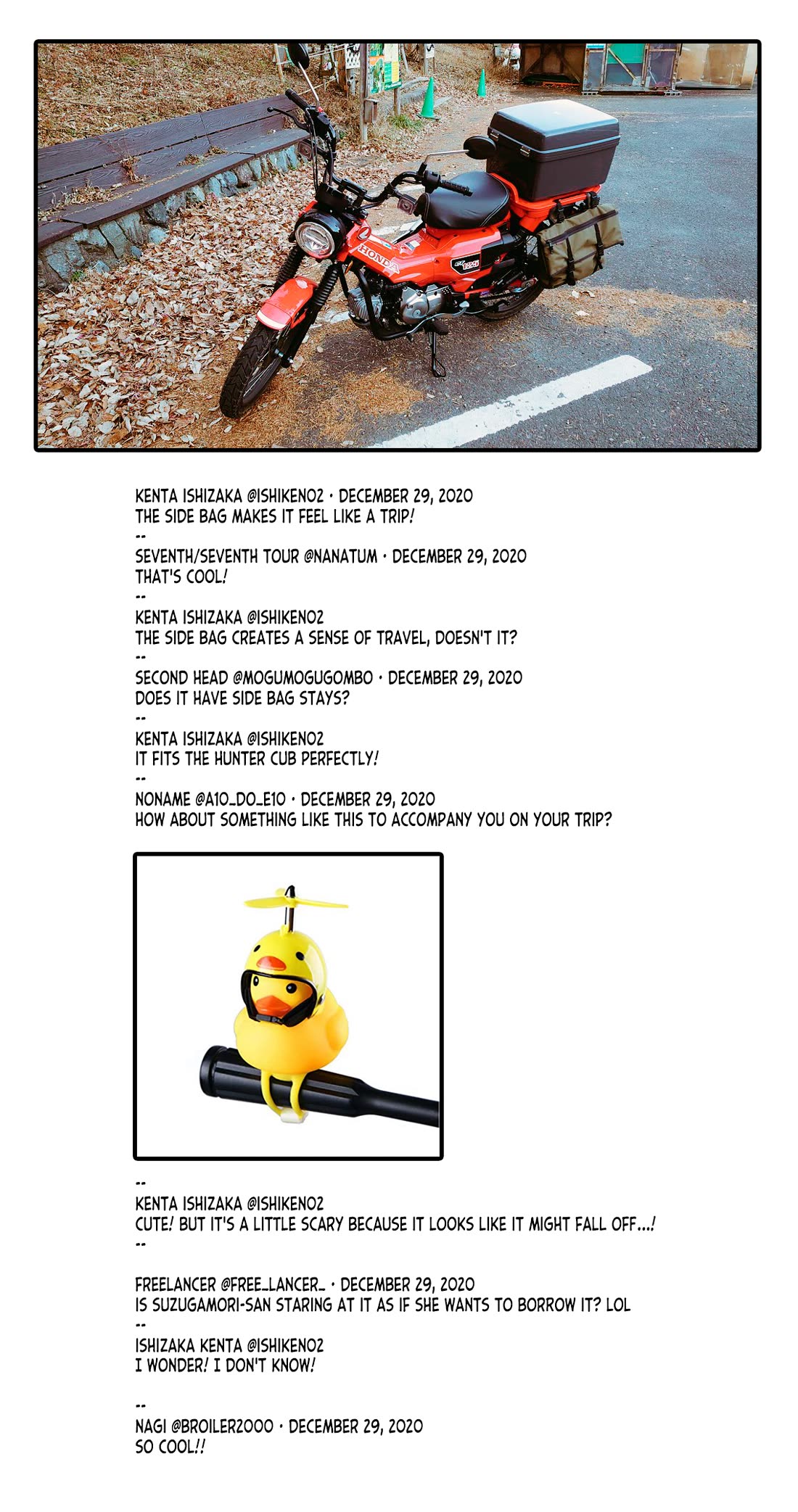 Zatsu Tabi: That's Journey chapter 19.5 page 112