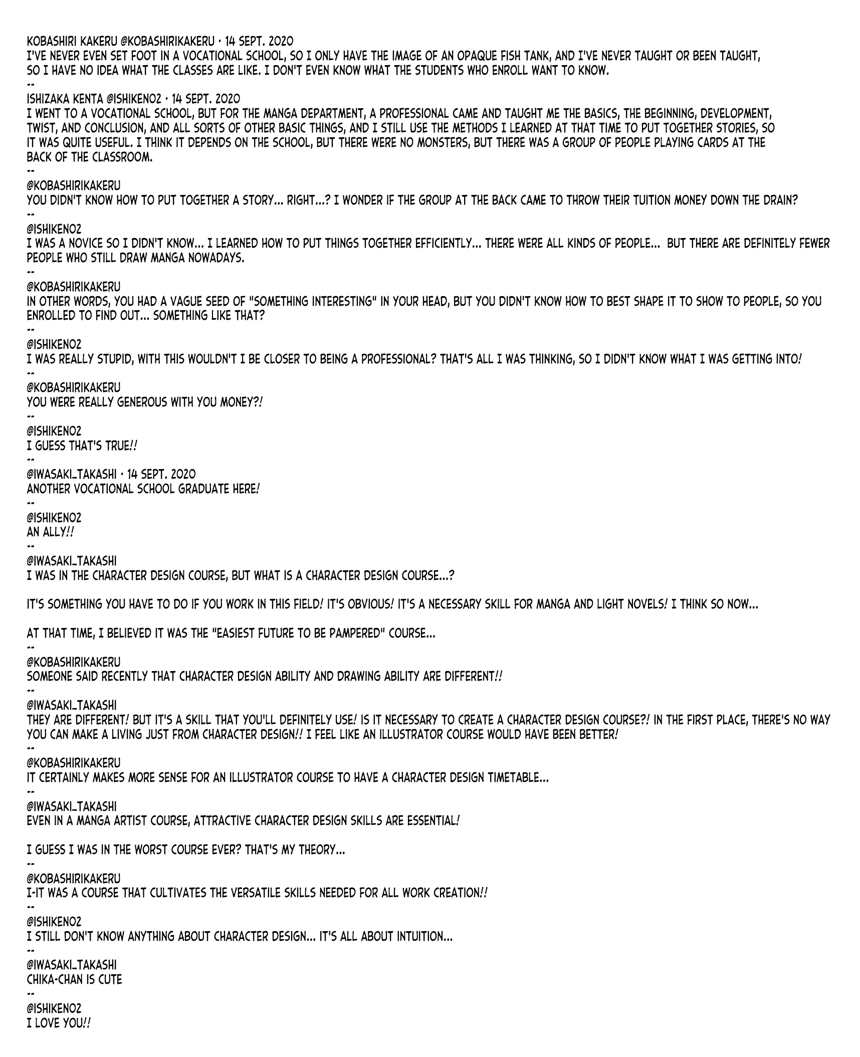 Zatsu Tabi: That's Journey chapter 19.5 page 48