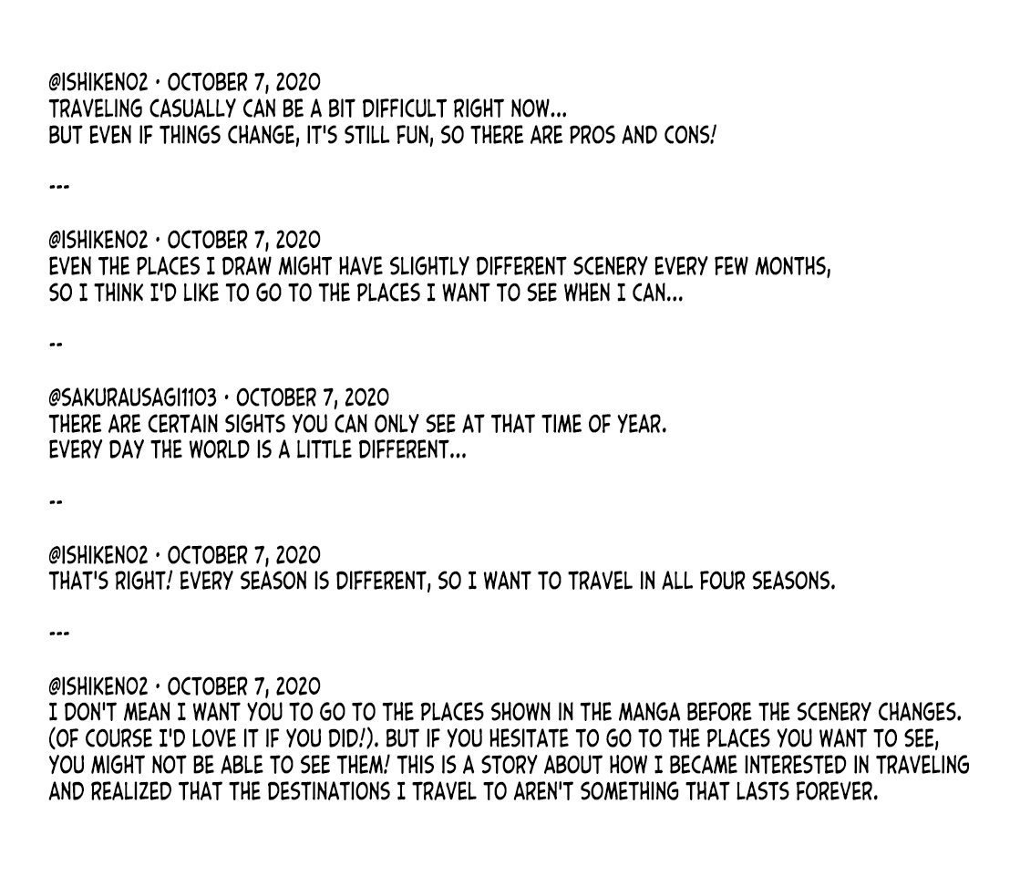 Zatsu Tabi: That's Journey chapter 19.5 page 59