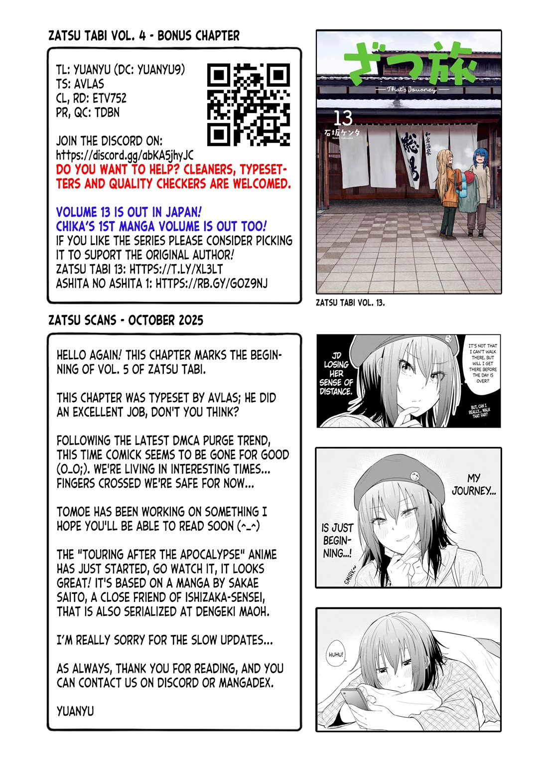 Zatsu Tabi: That's Journey chapter 20 page 31