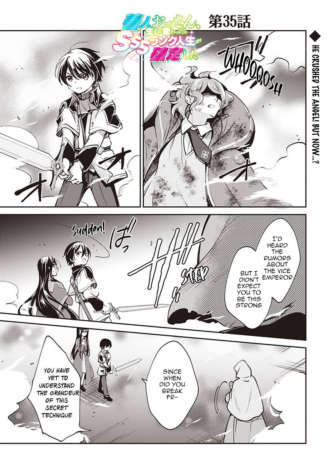 Zennin Ossan, Umarekawattara SSS Rank Jinsei ga Kakutei Shita chapter 35 page 2