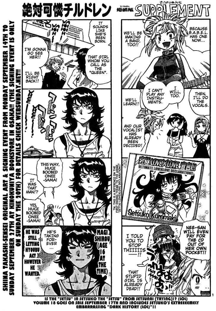 Zettai Karen Children chapter 186 page 1