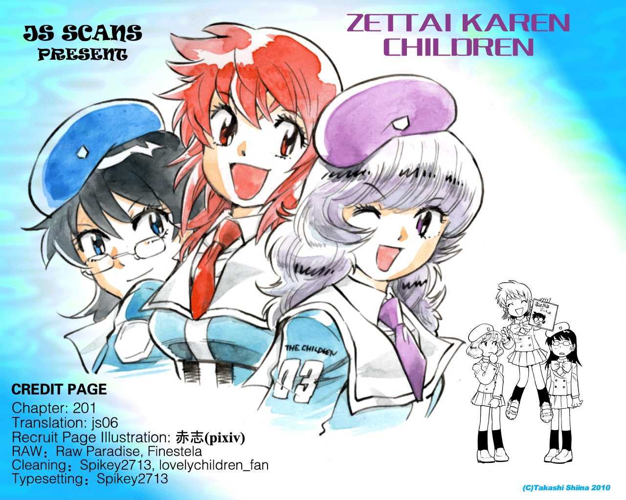 Zettai Karen Children chapter 201 page 19