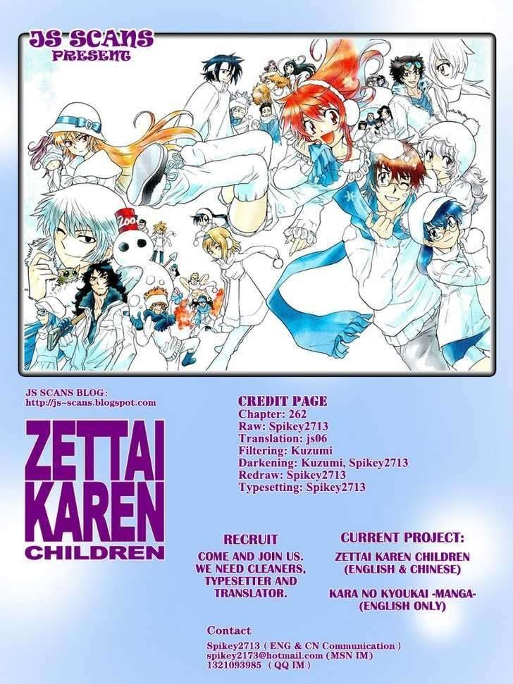 Zettai Karen Children chapter 262 page 19