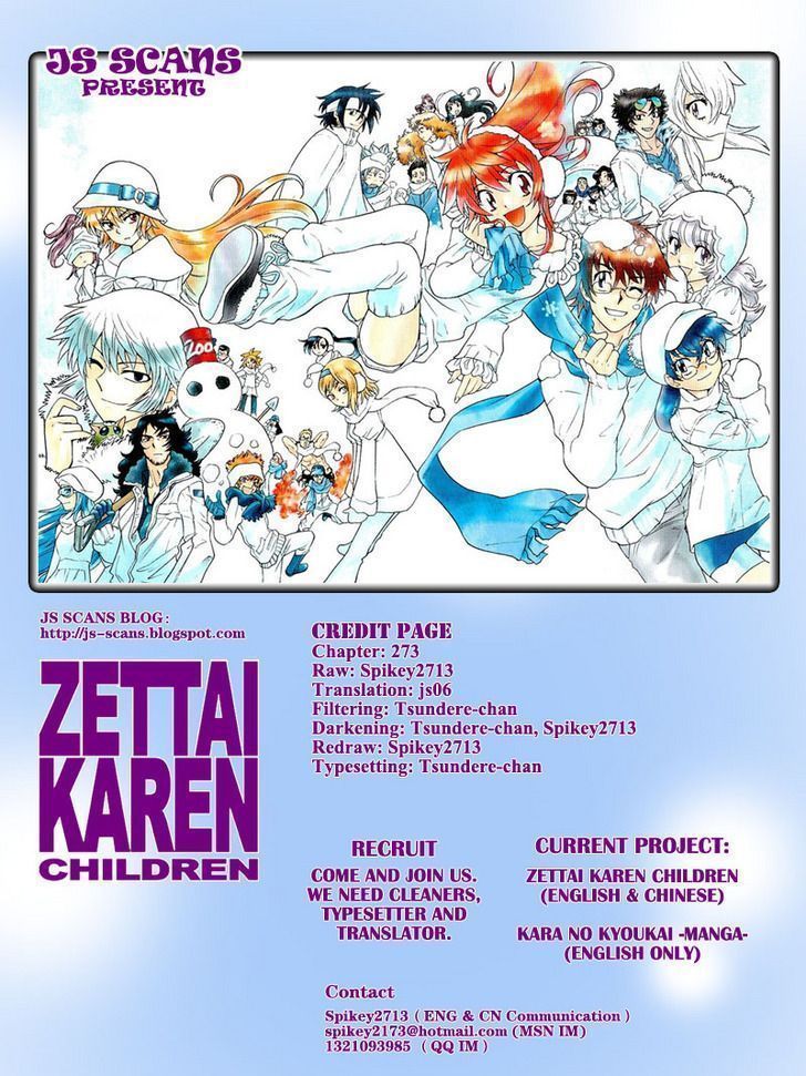 Zettai Karen Children chapter 273 page 19