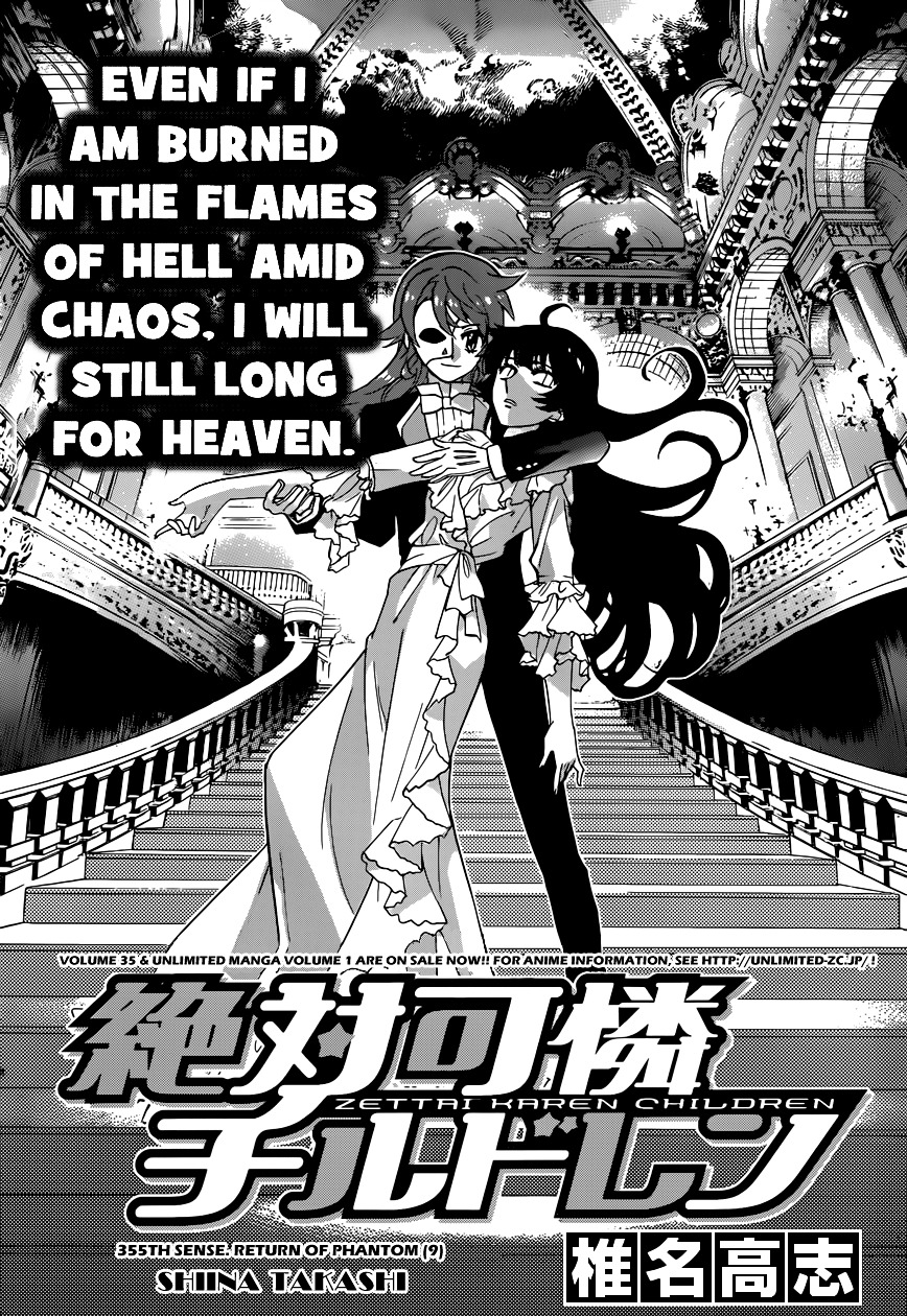 Zettai Karen Children chapter 355 page 1