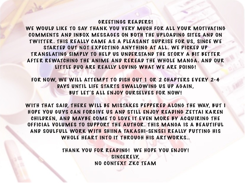Zettai Karen Children chapter 483 page 1