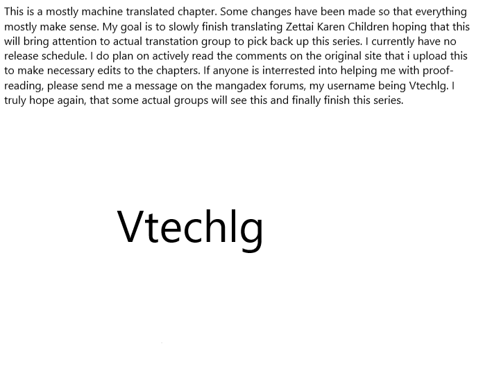 Zettai Karen Children chapter 530 page 1