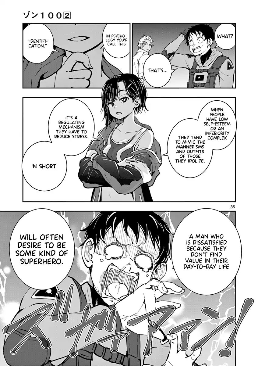 Zombie 100 ~Zombie ni Naru Made ni Shitai 100 no Koto~ chapter 6 page 34
